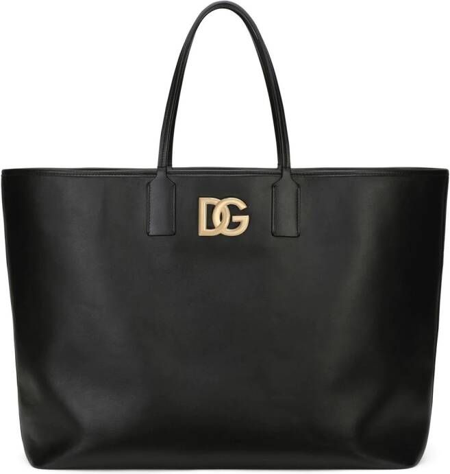Dolce & Gabbana Fefè grote shopper Zwart