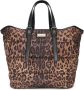 Dolce & Gabbana Sicily shopper met luipaardprint Bruin - Thumbnail 1