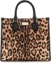 Dolce & Gabbana Shopper met luipaardprint Bruin - Thumbnail 1