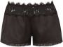 Dolce & Gabbana Satijnen shorts met kant Zwart - Thumbnail 1