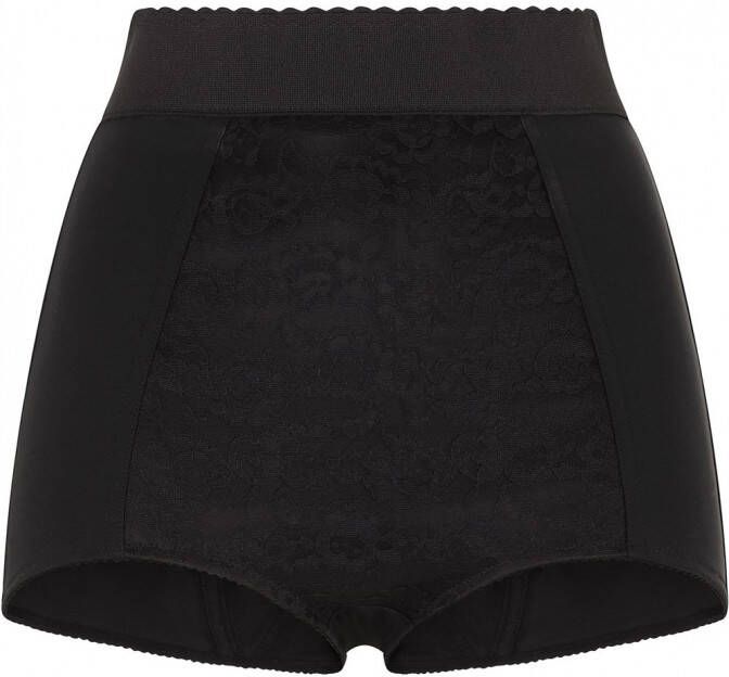 Dolce & Gabbana Shorts met gewelfde tailleband Zwart