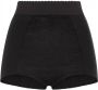 Dolce & Gabbana High waist slip met jacquard Zwart - Thumbnail 1