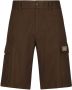 Dolce & Gabbana Shorts met logoplakkaat Bruin - Thumbnail 1