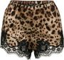 Dolce & Gabbana Shorts met luipaardprint Bruin - Thumbnail 1