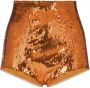 Dolce & Gabbana Shorts met pailletten Oranje - Thumbnail 1