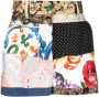 Dolce & Gabbana Shorts met patchwork Zwart - Thumbnail 1