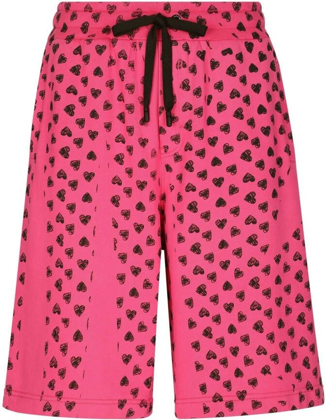 Dolce & Gabbana Shorts met trekkoord Roze