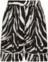 Dolce & Gabbana Twill pyjamashorts met zebraprint Zwart - Thumbnail 1