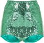 Dolce & Gabbana Shorts verfraaid met pailletten Groen - Thumbnail 1