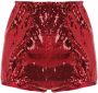 Dolce & Gabbana Shorts verfraaid met pailletten Rood - Thumbnail 1