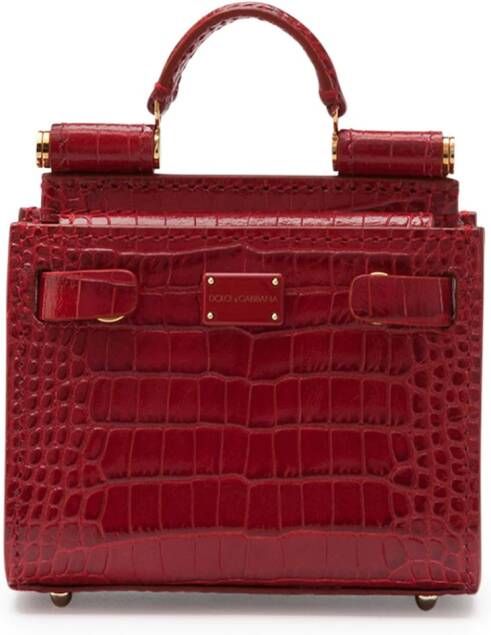 Dolce & Gabbana Kleine Sicily 62 tas Rood