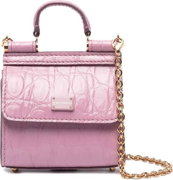 Dolce & Gabbana Mini Sicily 58 shopper Zwart