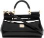 Dolce & Gabbana Sicily kleine shopper Zwart - Thumbnail 1
