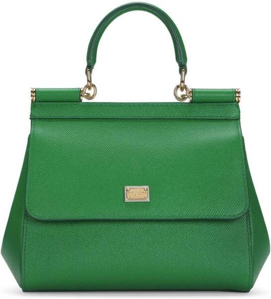 Dolce & Gabbana Sicily medium schoudertas Groen