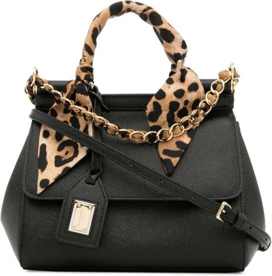 Dolce & Gabbana Sicily mini-tas Zwart