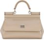 Dolce & Gabbana KIM DOLCE&GABBANA Sicily kleine handtas Beige - Thumbnail 1