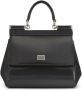 Dolce & Gabbana KIM DOLCE&GABBANA Sicily kleine tas met handgreep Zwart - Thumbnail 1