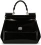 Dolce & Gabbana KIM DOLCE&GABBANA Sicily kleine tas met handgreep Zwart - Thumbnail 1