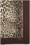 Dolce & Gabbana Sjaal met luipaardprint Bruin - Thumbnail 1