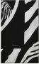 Dolce & Gabbana Twill sjaal met zebraprint Zwart - Thumbnail 1