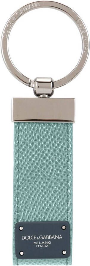 Dolce & Gabbana Sleutelhanger met logo Zwart