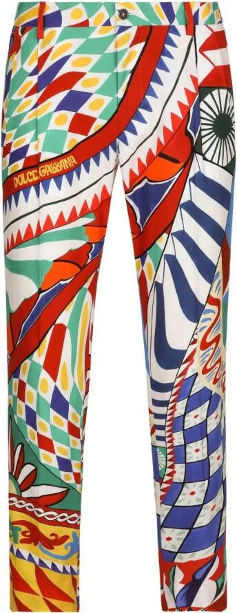 Dolce & Gabbana Slim-fit broek Veelkleurig