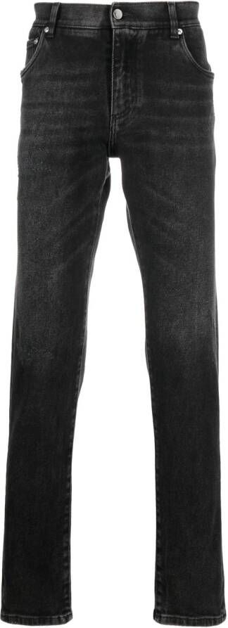 Dolce & Gabbana Slim-fit jeans Zwart