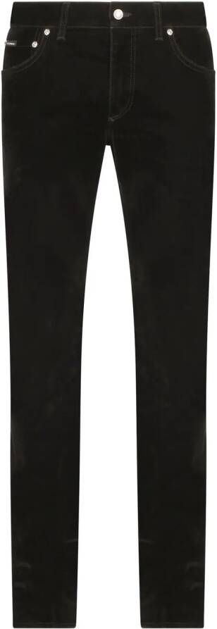 Dolce & Gabbana Slim-fit jeans Zwart