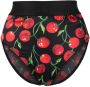 Dolce & Gabbana Slip met bloemenprint Zwart - Thumbnail 1