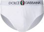 Dolce & Gabbana Slip met logo Wit - Thumbnail 1