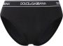 Dolce & Gabbana Slip met logoband Zwart - Thumbnail 1