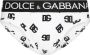 Dolce & Gabbana Jersey slip met DG-logo Wit - Thumbnail 1