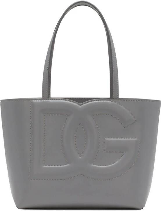 Dolce & Gabbana Shopper met logo Grijs