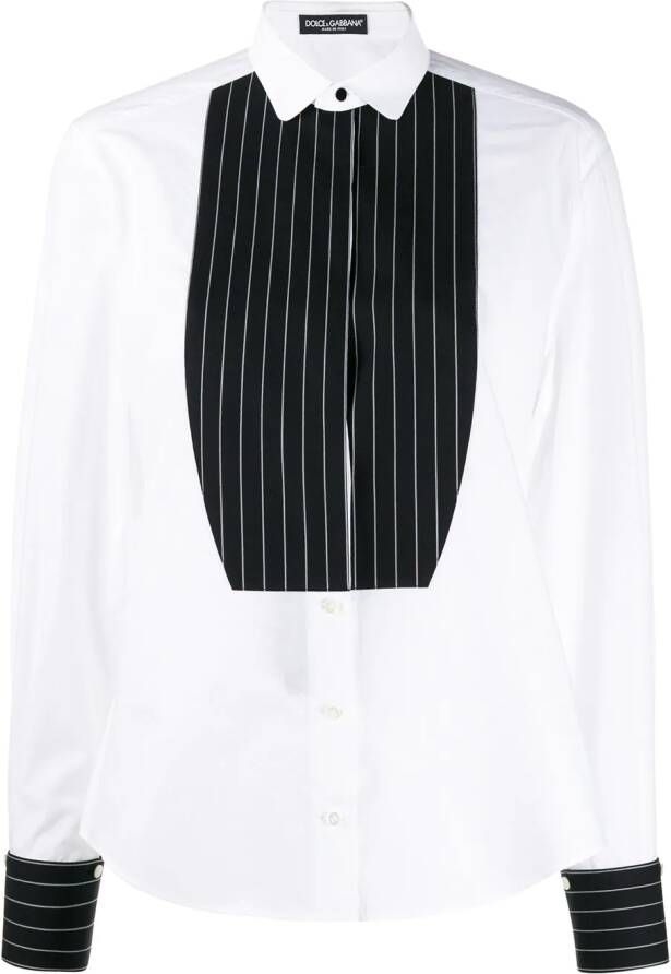 Dolce & Gabbana Smoking shirt Wit