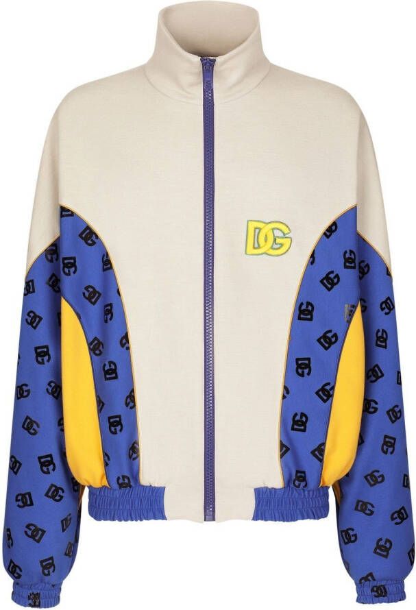 Dolce & Gabbana Sportjack met logopatch Beige