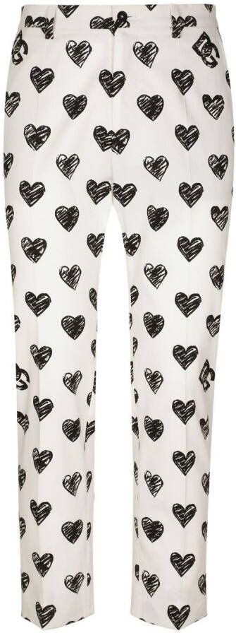 Dolce & Gabbana Straight broek Wit