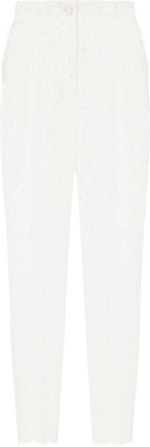 Dolce & Gabbana Straight broek Wit