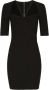 Dolce & Gabbana Mini-jurk met cropped mouwen Zwart - Thumbnail 1
