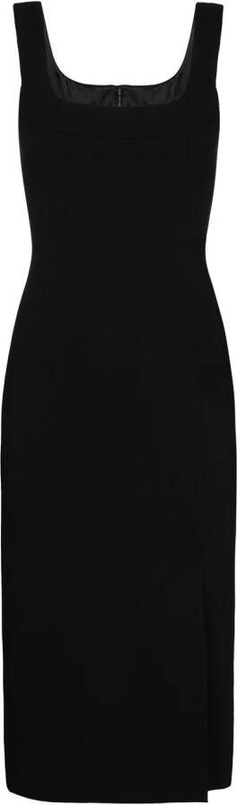 Dolce & Gabbana Stretch midi-jurk Zwart
