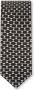 Dolce & Gabbana Zijden stropdas met geometrische print Zwart - Thumbnail 1