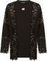 Dolce & Gabbana T-shirt met kant detail en lange mouwen Zwart - Thumbnail 1