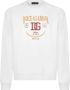 Dolce & Gabbana Sweater met logoprint Wit - Thumbnail 1