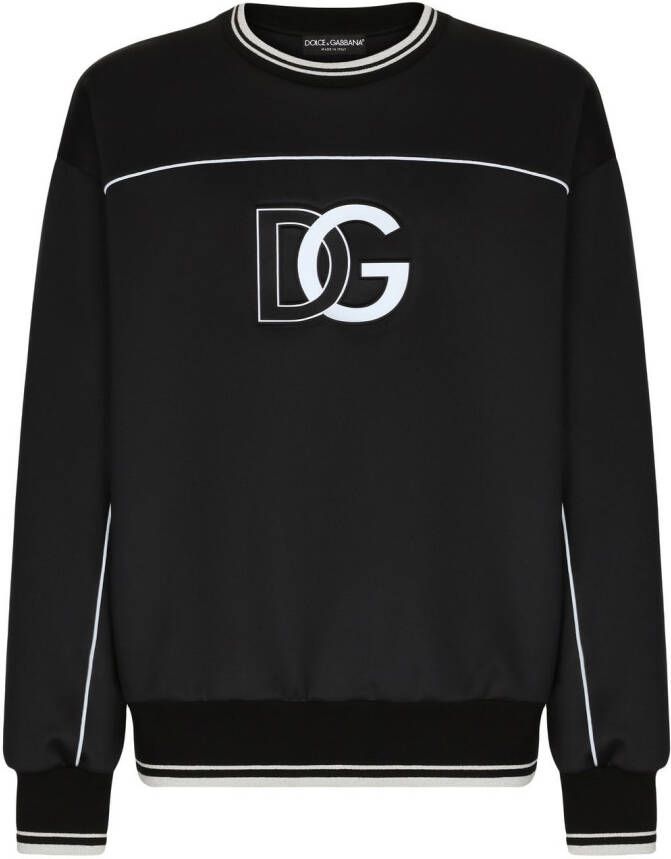 Dolce & Gabbana Sweater met logoprint Zwart
