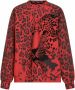Dolce & Gabbana Sweater met luipaardprint Rood - Thumbnail 1