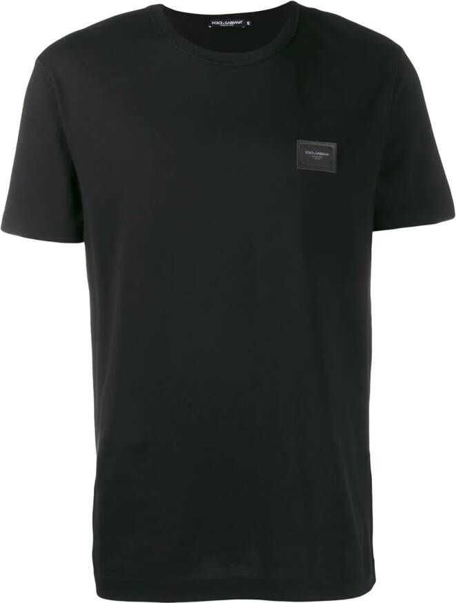 Dolce & Gabbana T-shirt in relaxte-fit Zwart