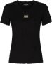 Dolce & Gabbana T-shirt met gerafeld effect Zwart - Thumbnail 1