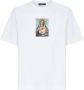 Dolce & Gabbana T-shirt met grafische print Wit - Thumbnail 1