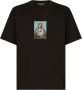 Dolce & Gabbana T-shirt met grafische print Zwart - Thumbnail 1