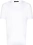 Dolce & Gabbana Klassiek wit T-shirt met Uni Logo Borduursel White Heren - Thumbnail 1
