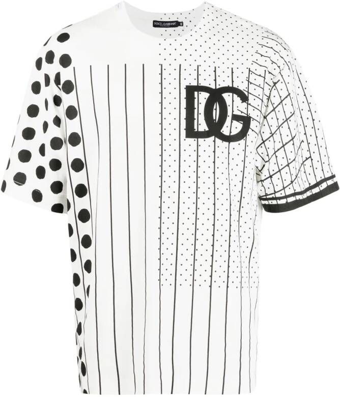 Dolce & Gabbana T-shirt met korte mouwen Wit